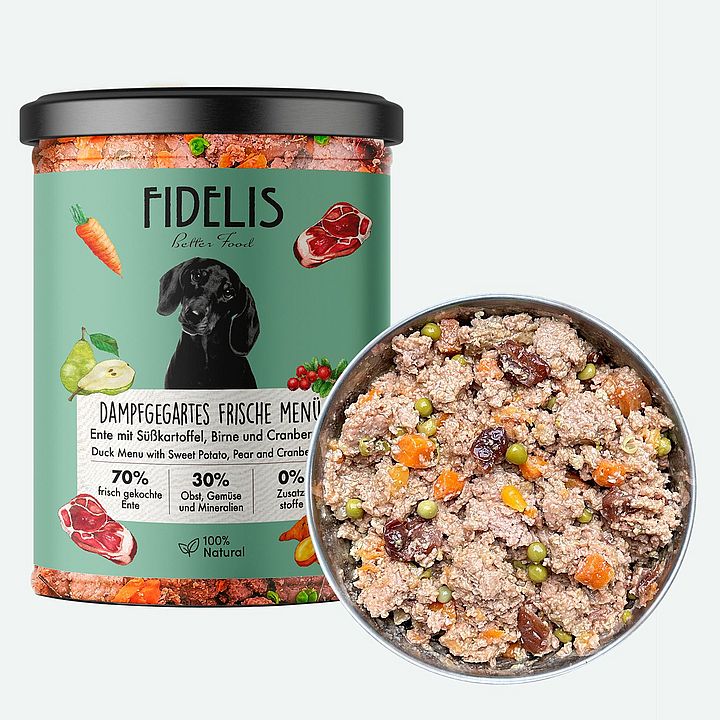 Fidelis Ente mit Süsskartoffel im Glas (400g)